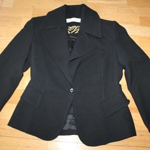 GORGEOUS ZARA BLAZER JACKET BLACK COAT LINES SIZE 6